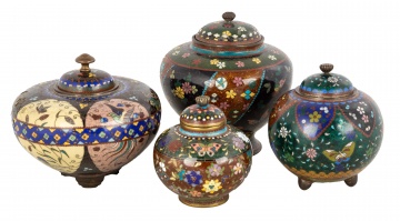 Group of Japanese Cloisonné